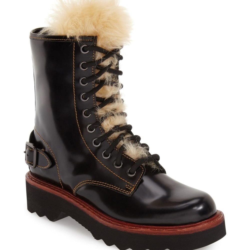 Coach Patent Leather winter boots
